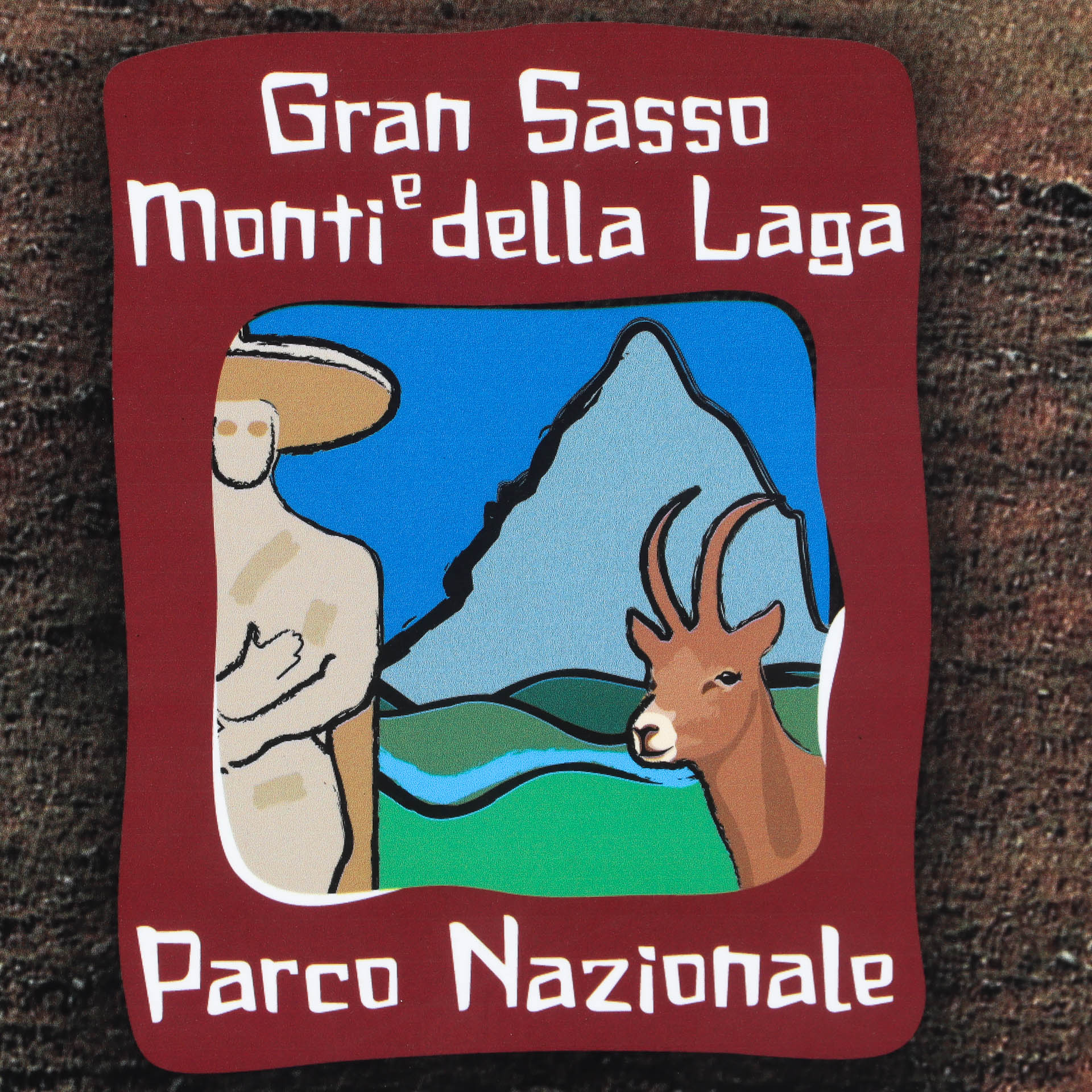 La pancarte du Parc national du Gran Sasso e Monti della Laga
