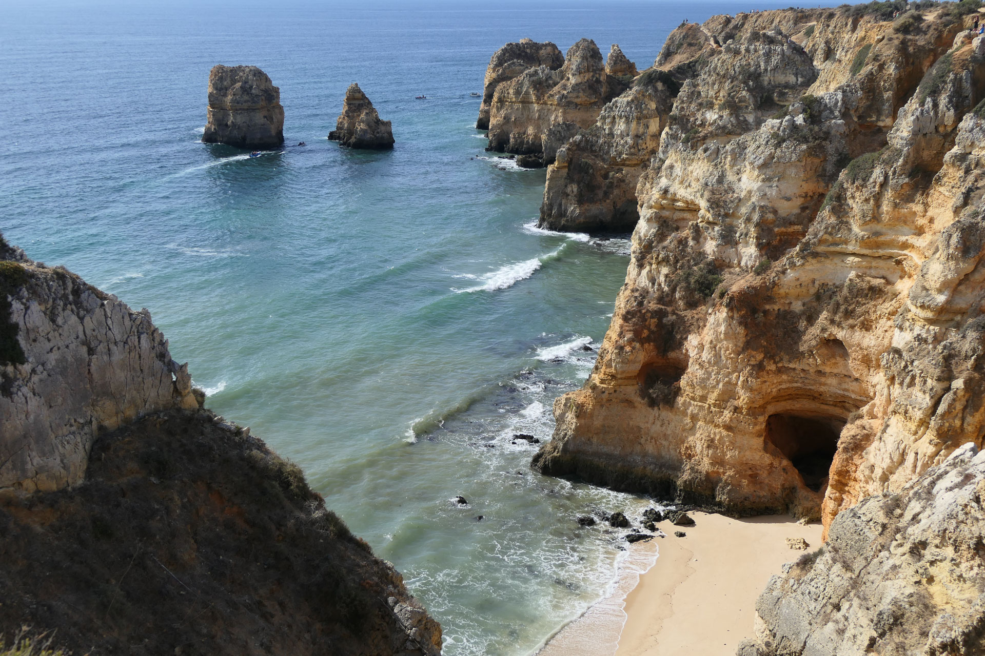 falaises de l'Algarve au Portugal