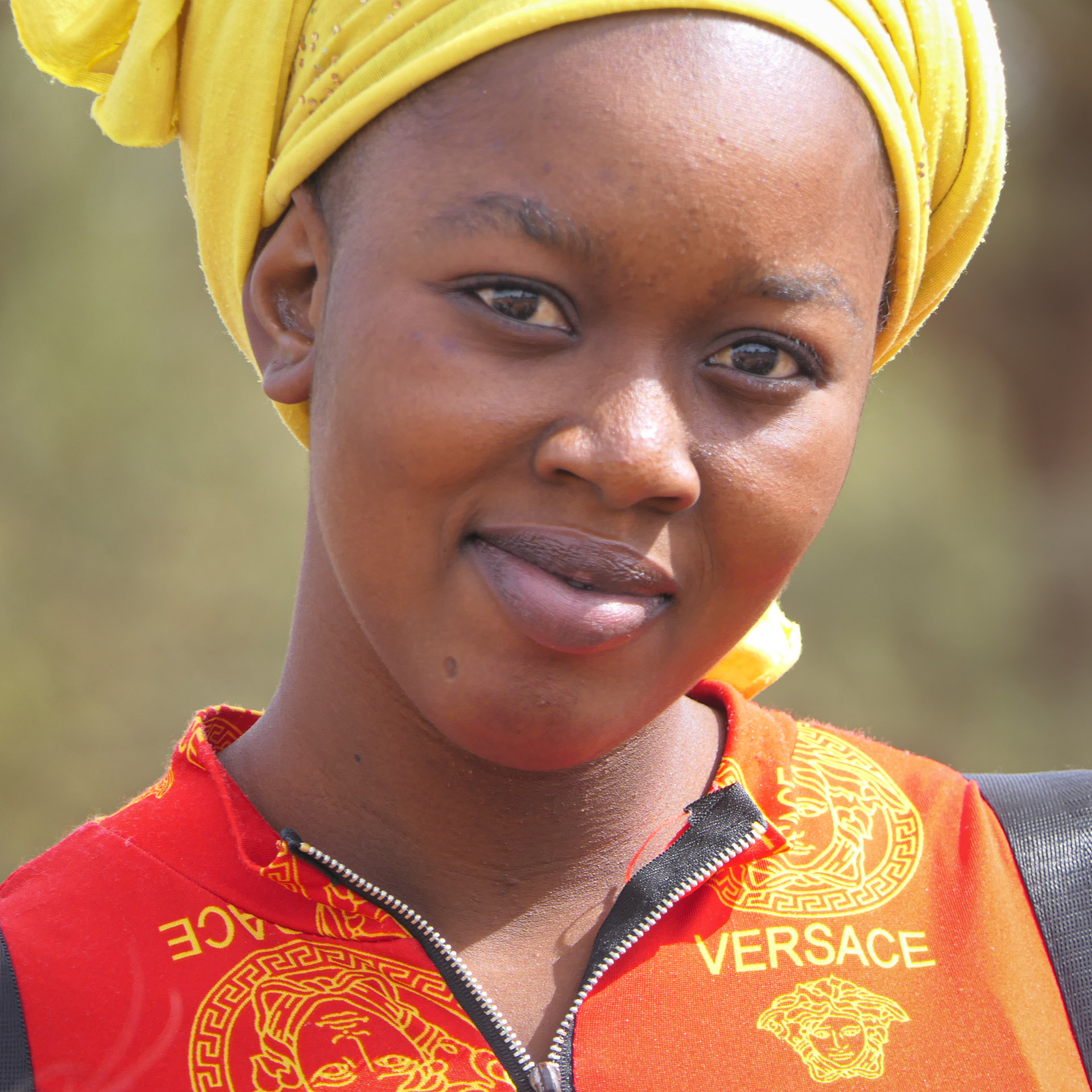 portrait d'une jeune femme au Sénégal