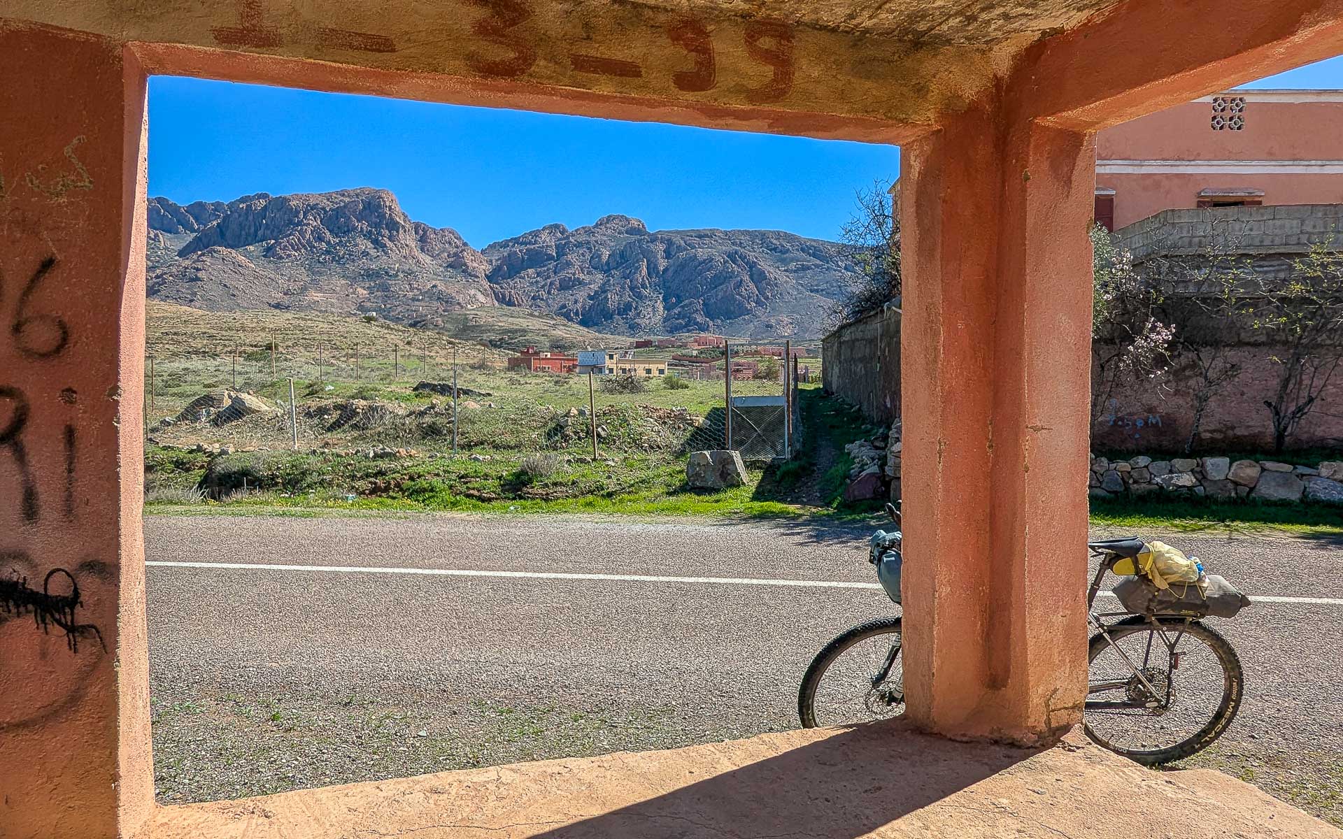 étape sur l'Atlas Mountain Race