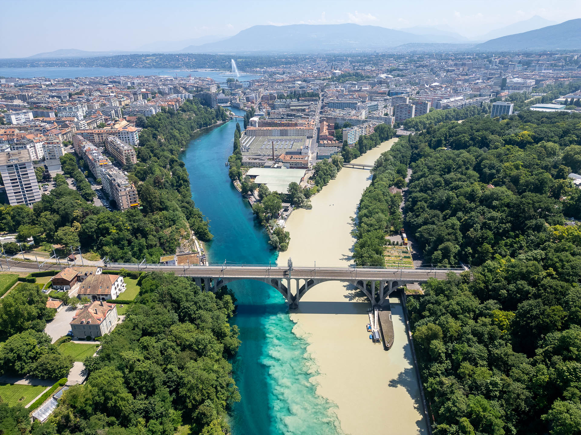 le Rhône à Genève