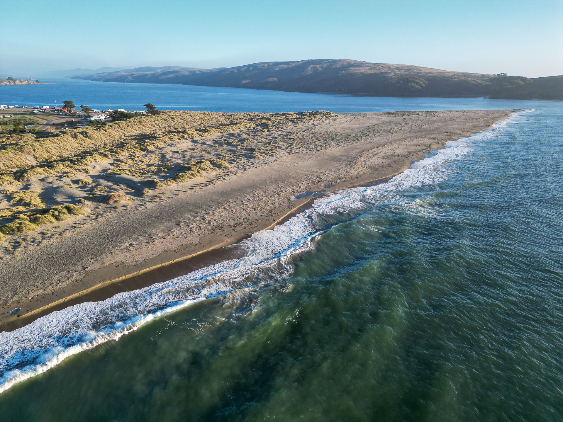 Camping de Dillon Beach, Jour 1, Nuit 1